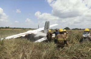 Avioneta se precipitó en el aeropuerto de Ciudad Bolívar: Cinco heridos