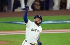 Emboscada criolla a jonrón limpio: Jackson Chourio empató y William Contreras los dejó en el campo